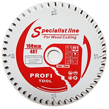 BCANT Sägeblatt 160 x 2,2 mm, 48 Zähne, WZ Feinschnitt, Antihaft Beschichtung, für Holz, Metall, Kunststoff