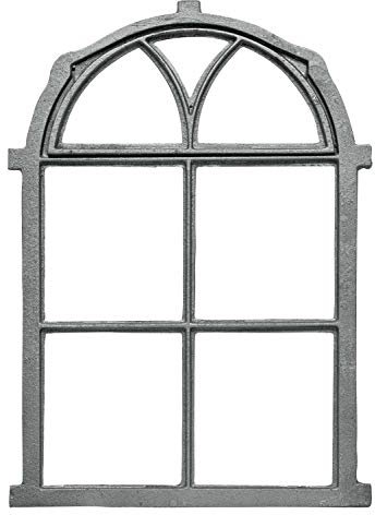 Fenster zum Öffnen grau Klappfenster Stallfenster Eisenfenster Eisen Antik-Stil