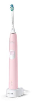 Philips 4300 series HX6806/04 Elektrische Zahnbürste für Erwachsene, Schallzahnbürste, Rosa, Status, Akku, integrierter Akku, Lithium-Ion, 110-220 V, 1 Stück