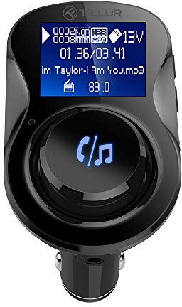 Trasmettitore FM Bluetooth per Auto Tellur FMT-B3 Nero