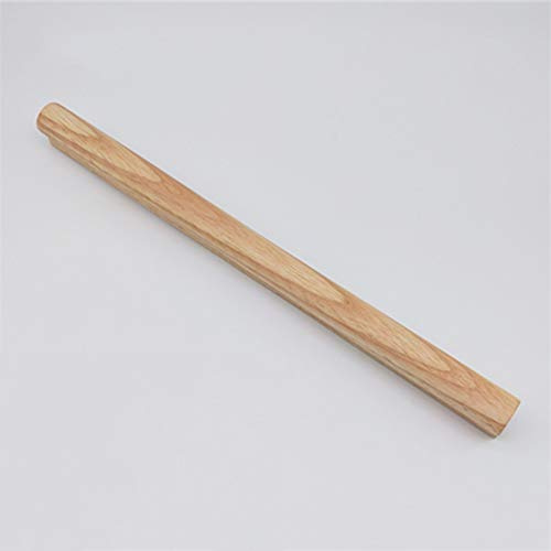 Massivholz Eiche Kleiderschrank Türgriff,Langer 100-1200mm Küchengriff Schrankgriffe Stangengriff Badezimmer Möbelgriff,Kommode Schubladen Holzgriff,Euro Vintage Bar Knopf(Length 240mm)