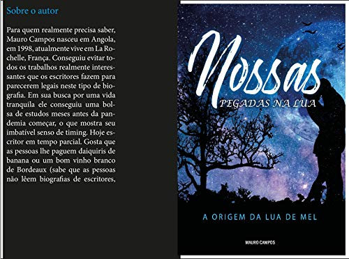 Nossas pegadas na lua : A origem da lua de mel (Portuguese Edition)