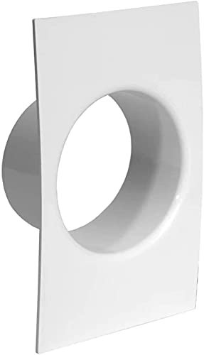 120mm / 12cm Raccord de tuyau Bride en Plastique Droit Tube Bride pour Chauffage Refroidissement Système de Ventilation