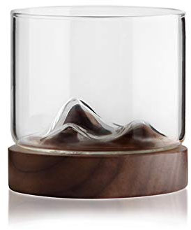 Vasos de Agua Whisky Glass 4 Oz (aproximadamente 120 ml) muy adecuado for restaurantes, bares, Partes y Vodka vidrios transparentes de vidrio whisky vaso de beber Vasos Cristal ( Color : Brown )