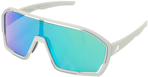 ALPINA Bonfire Q-LITE - Verspiegelte, Kontrastverstärkende und Beschlagfreie Sport und Fahrradbrille Mit 100 Prozent UV-Schutz für Erwachsene