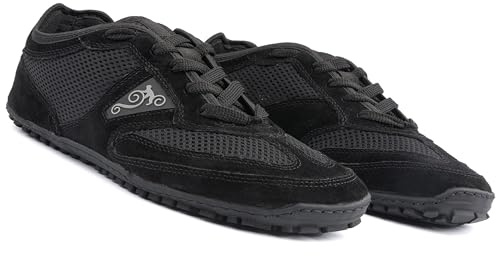 Magiska skor barfotaskor för kvinnor och män, löparskor, sportskor, minimalistiska skor, barefoot Shoes, minimalskor, Explorer 2.0, Klassisk svart, 45 EU Weit