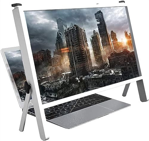 Laptop-skärmförstoring, Stativ hopfällbar, Laptop-skärmförstoringsglas for synskadade, lämplig for mobiltelefoner
