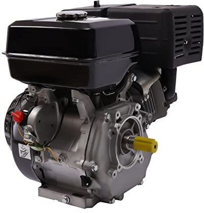 15PS Benzinmotor - 4 Takt Standmotor Kartmotor Antriebsmotor, 9700W, 3600r/min, OHV - Leichtstartmotor für Mikrotillern, Reinigungsmaschinen, Sprühmaschinen, Medizinmaschinen, Dreschmaschinen etc.