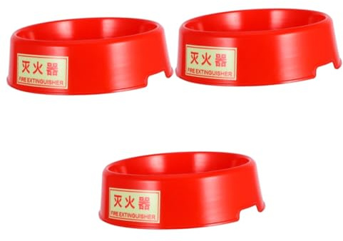 Gatuida 3 Soportes De Suelo Para Extintor De Incendios Organizador De Plástico Diseño Reflectante De Seguridad Fácil Instalación.
