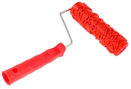 OSALADI Farbroller Mit Griff Für Wanddeko Zu Hause Tragbarer Struktur-farbroller Muster-roller Für Diy-wanddekorationen Struktur-roller Für Dekorative Effekte