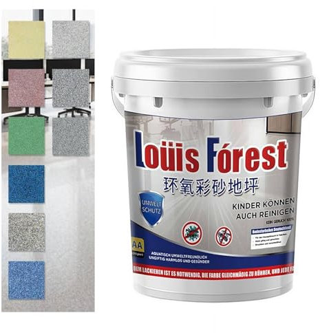 Revestimiento epoxi con efecto mármol de alto brillo, pintura epoxi para pisos, pintura epoxi impermeable de secado rápido, pintura epoxi a base de agua, pintura antideslizante para suelos de garaje