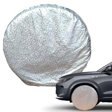 Ungtyb Trailer Tyre Covers, Waterproof Protective Tyre Covers – UV Protection for Outdoor Travel Camping Storage in Cold Weather