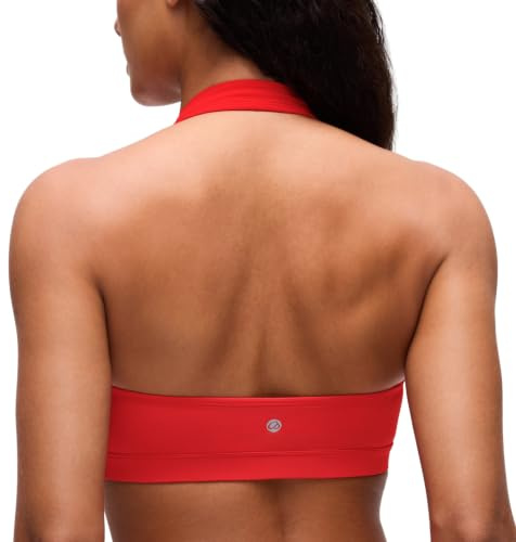 CRZ YOGA Butterluxe Halter sport-BH:ar Deep Red S