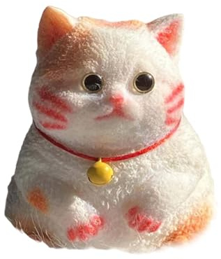 KIXZSAZ Große Taba Squishys Spielzeug zur Stressbewältigung Lustige und niedliche Katzen Squishies Spielzeug Squishys für Fidget PVC Katze , C
