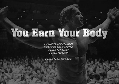 Motivational – Arnold Schwarzenegger – Hingabe 10 – A4 – Körper Builing – Gym – Zitat Zeichen Poster Druck Bild, Sport, Boxen, Radfahren, Leichtathletik, Bodybuilding, Triathlon, Basketball, Fußball, Rugby, Schwimmen, Boxen, Martial Arts, Golf, Hockey, Squash