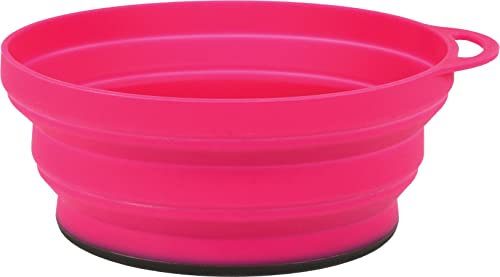 Lifeventure, Ciotola Pieghevole in Silicone per Campeggio, Viaggi e Esterni Unisex-Adulto, Rosa, Taglia Unica