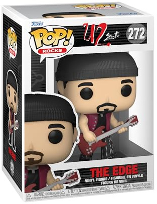 Funko Pop! Rocks: U2 - ZooTV - The Edge - Vinyl-Sammelfigur - Geschenkidee - Offizielle Handelswaren - Spielzeug Für Kinder und Erwachsene - Music Fans - Modellfigur Für Sammler und Display