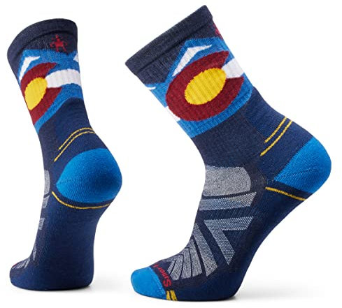 Smartwool Herren Hike Light Cushion Colorado Crew, Laguna Blue, X-Large