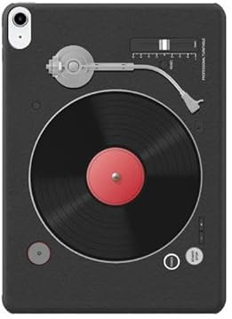 Turntable Vinyl Record Player Graphic Tablet Etui Coque Housse pour iPad 10.9 (2025,2022)