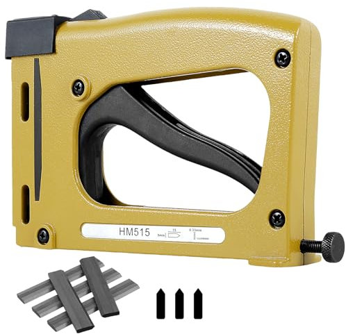 Point Driver für Bilderrahmen Hand-Bilderrahmen-Werkzeug mit 1000 Nägel Aluminiumlegierung Manuelle Verwendung zum Einrahmen von Gemälden und Bildern Tischler DIY