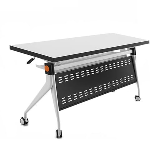 Llchaensc Laptoptisch Mit Rollen,Betttisch Beistelltisch Pflegetisch Auf Rollen Computertische Mobiler Schreibtisch Laptop Ständer Tisch Für Krankenbett,Weiß,140x60x75cm