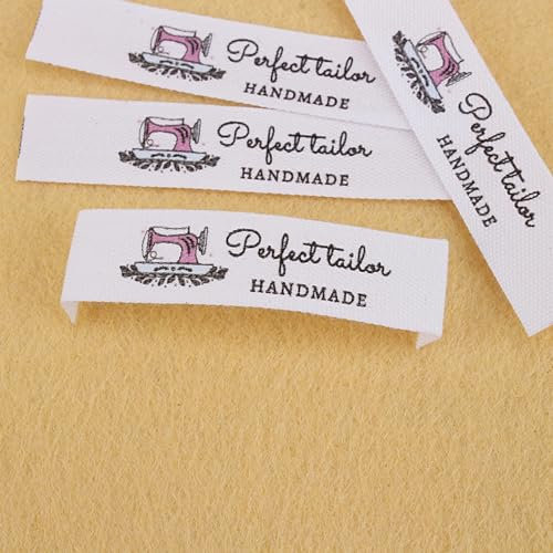 Étiquettes Personnalisées For La Couture, Étiquettes Nominatives For Vêtements, Étiquettes Faites À La Main For La Couture, Images À Repasser, Couture, Tissus, Bricolage, Étiquettes De Vêtements(100P)