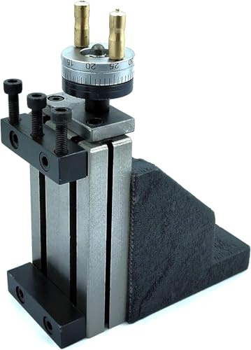 Buyohlic Tool Post Mini Vertical Milling Slide for Lathe Machine- Metalworking Tool