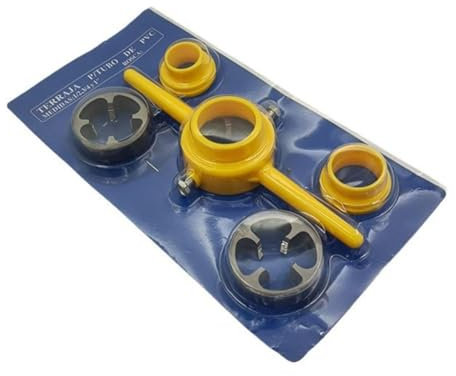 Gewindeschneider-Set für Kunststoffrohre, PVC/NPT, 1,27 cm, 1,9 cm, 2,5 cm, Rohrwerkzeug, 6 Stück