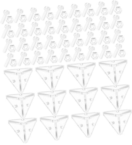 Warmhm -loch Dreieck Acryl Eckverbinder für Einfache Installation Möbel Unterstützung