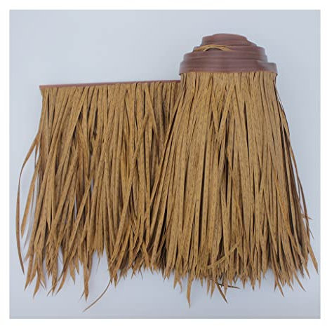Künstliche Palmenstroh-Rollen, 50 x 100 cm, gelbe Ente, Boot, Gras, Dachdecker für dekorative Dächer, Tiki-Bar, Hütte, Gras, Stroh, ideal für Pavillons und Sonnenschirme, Größe 0,5 x 15 m