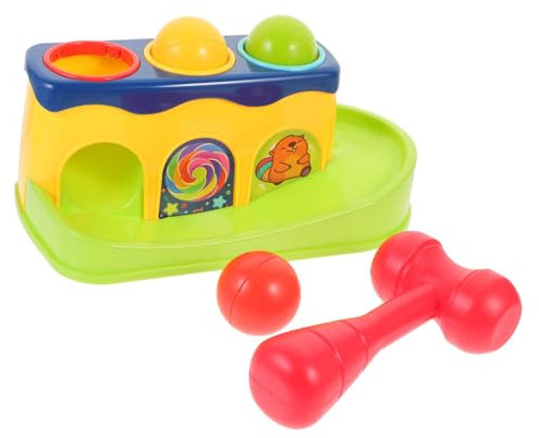 ERINGOGO Musikalisches Hammerspielzeug Aus Strapazierfähigem Material Mit Bunten Farben Pädagogisches Ballschlagspielzeug Für Babys Geschenk Für Kinder Zur Entwicklung Von Musikgefühl Und Motorik
