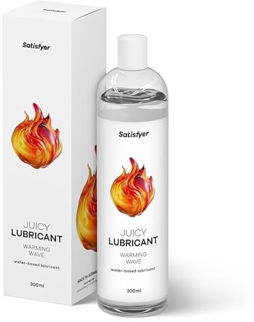 Satisfyer Warming Wave 300 ml | Wasserbasiertes Gleitmittel für empfindliche Haut | Öl- & fettfrei, leicht abwaschbar & kondomgeeignet | Gleitfreudig & hautfreundlich
