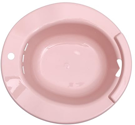 ROMISBABA Sitzbad Für Toilettensitz Aus Gesundem Material Ohne Hockfunktion Mit Aufhängeloch Zur Wandbefestigung Für Schwangere Und Wochenbettpflege