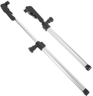 BUGUUYO Varilla Soporte Telescópica Ajustable de Aluminio para Ventana de Resistente la para Autocaravanas Remolques y Camping Evita Cierres Repentinos y Mejora Ventilación