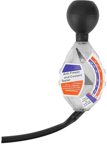 Yosoo Health Gear Kylvätsketestare, ABS-ratttyp Frostskyddstestare med Lättläst Skala, frys- och Kokpunktskontroll i Fahrenheit, Bärbar för Förare Mekaniker Garageanvändning