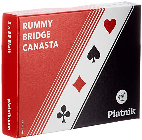 Piatnik 219733 Romme Bridge - Canasta Spielkarten