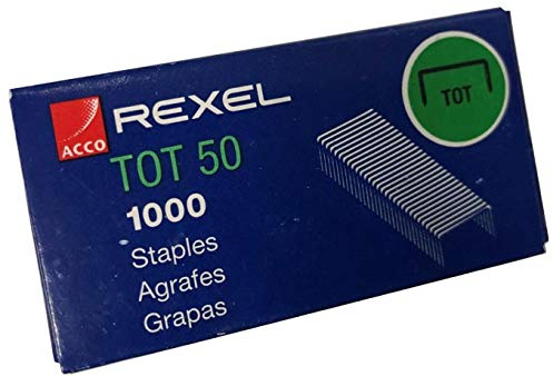 Rexel 1 000 häftklamrar Svart