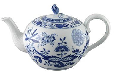Hutschenreuther 02001-720002-14240 Zwiebelmuster Teekanne 12 Personen, 1,35 L, blau
