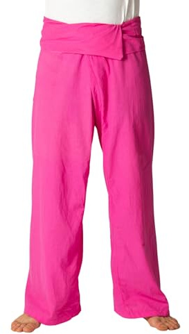 PANASIAM Fisherman pants unicolor, rose, L