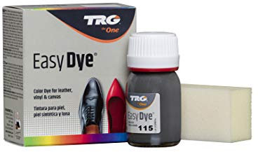 TRG The One Easy Dye, Farbe zur Wiederherstellung der Lederschuhfarbe, Grau (115 Dark Grey), 25 ml