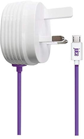 Juice Micro USB Powerful Mains Charger for use with compatible Blackberry, Samsung & HTC Mobiles & Tablets, 2.1 Amp