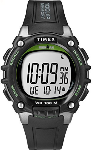 Timex Orologio Running WAT1269@#sff, nero/verde., Cronografo