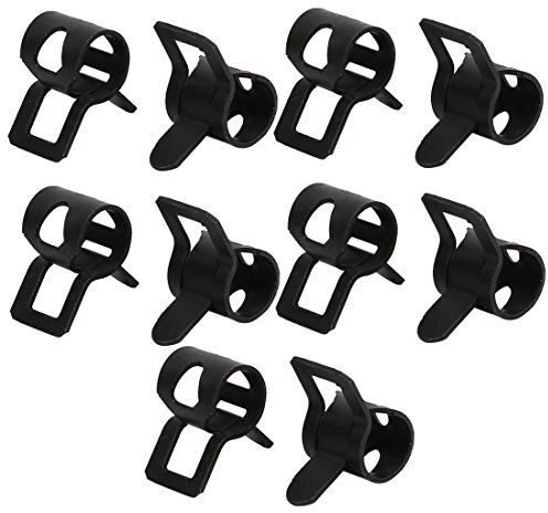 sourcing map 10 Stück 6mm Schlauchschelle Federbandschelle Rohrschelle Schlauch Klemme Clip DE de