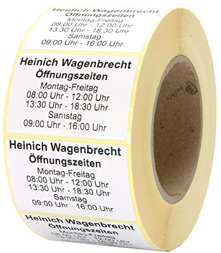 200 XL Adressaufkleber Adressetiketten Fimenaufkleber mit Wunschdruck