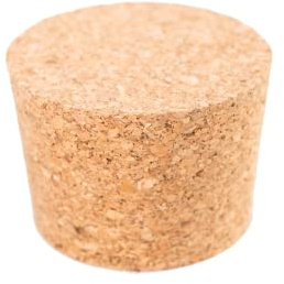 Fasskorken KORKEN aus NATURKORK Flaschenkorken NATURKORKEN STOPFEN Spitzkorken (50/43mm - 1Stück)