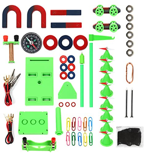 Magnetic Science Kit Physics Electromagnet Experiment Lab Magnets for Kids
