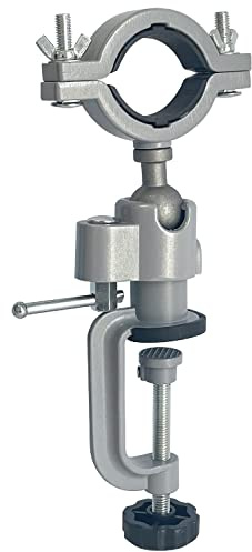 Sutekus Bench Clamp Vise 360 Degree Electric Drill Stand Holder Universal Grinder Holder For DIY Work Jewelry Making