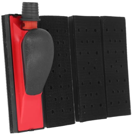Hand Sander Kit, Micro Detail Hand Sanding Block Set with 3 Sanding Boards, Adjustable Dust Extraction Sanding Grinding Block Tool for Automotive Carpentry Woodworking