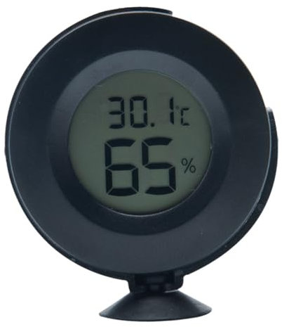 BESPORTBLE 2stücke Digitales Hygrometer Und Thermometer Für Reptilien Präzise Temperatur Und Luftfeuchtigkeitsmessung Mit Großem Lcd-display Für Terrarien Und Schildkrötenhaltung
