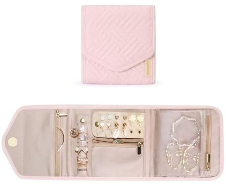 QXCFTW jewellery rolls for travelling, Travel Essentials Women, Jewellery Travel Pouch, Jewellery Box Travel, Jewellery Roll, Jewellery Bag, Travel Jewellery Pouch, Used for